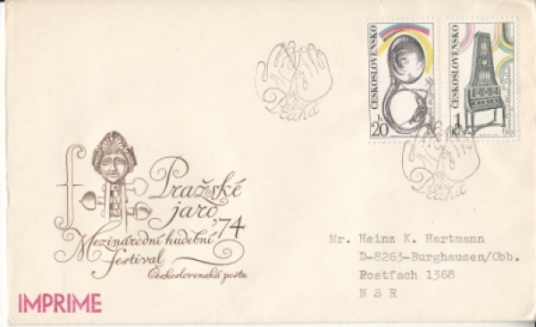 FDC 2085 + 2088 - CZ 1974 05 002 ●